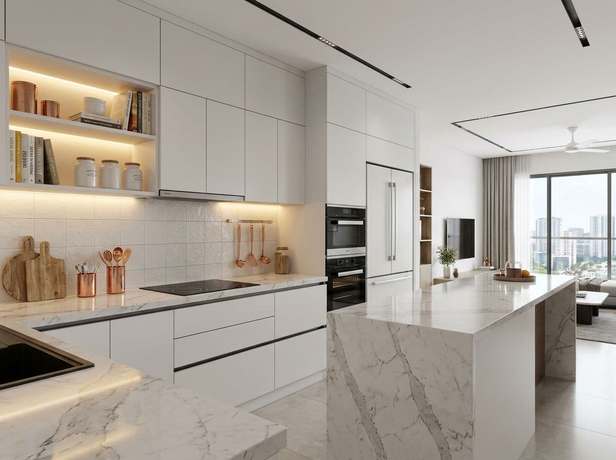 Styled interior concept board
